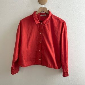Everlane Boxy Button Down Shirt